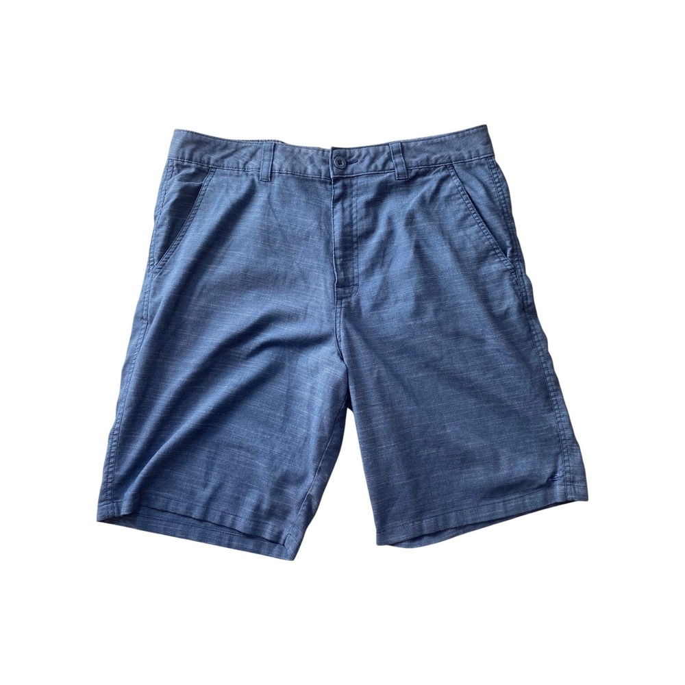 O'Neill Men's Size 36 Blue Heathered Polyester Blend‎ Casual Shorts